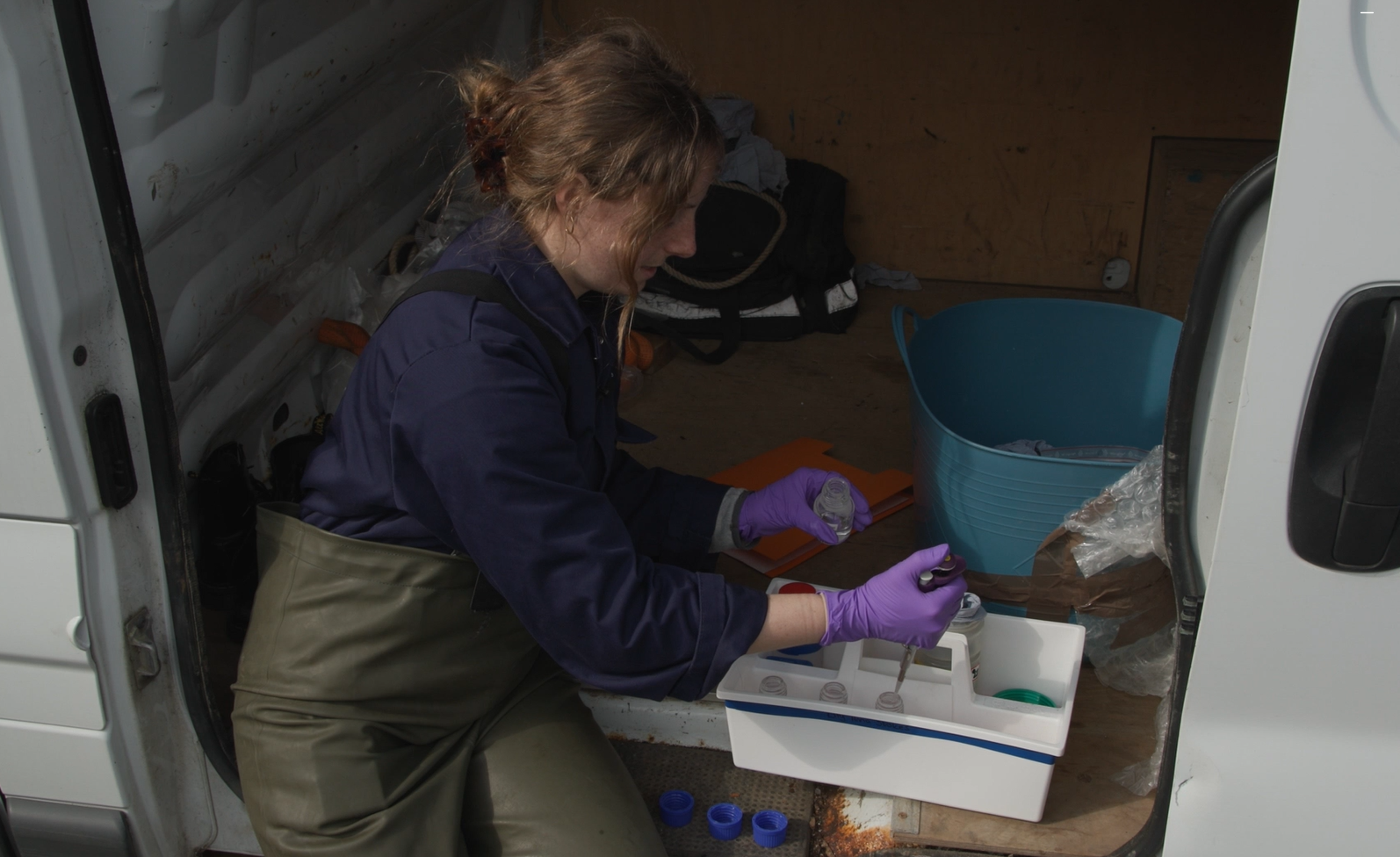 Introductory gif of ProBleu Science Story